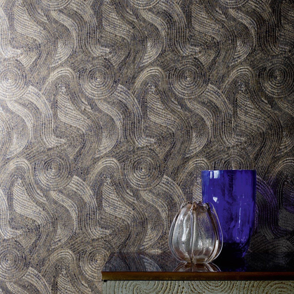 Hawksmoor Wallpaper 312599 by Zoffany in Prussian Copper